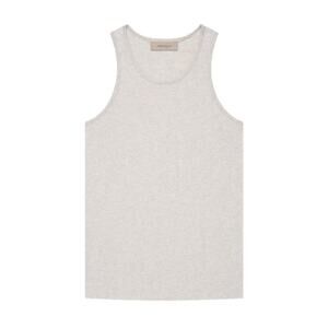 Fear of God Essentials Men's Oversized Tank Top Light Oatmeal Heather Cream XS